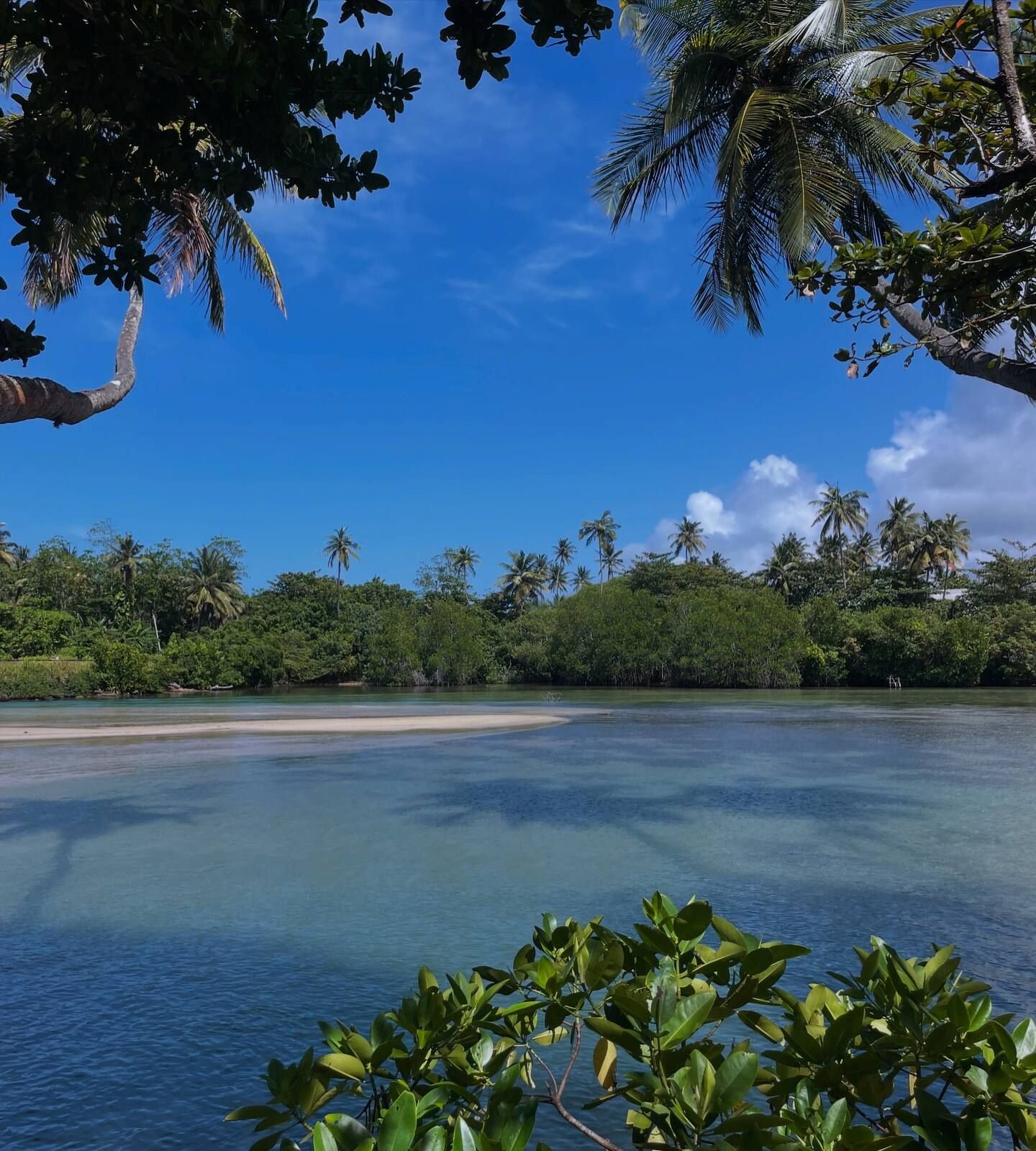 Ko Lake Sandbank at end of Lake Garden